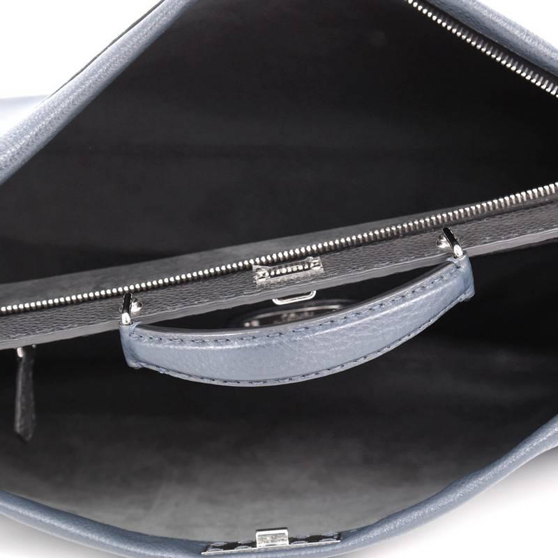 Black Fendi Selleria Peekaboo Monster Handbag Leather XL