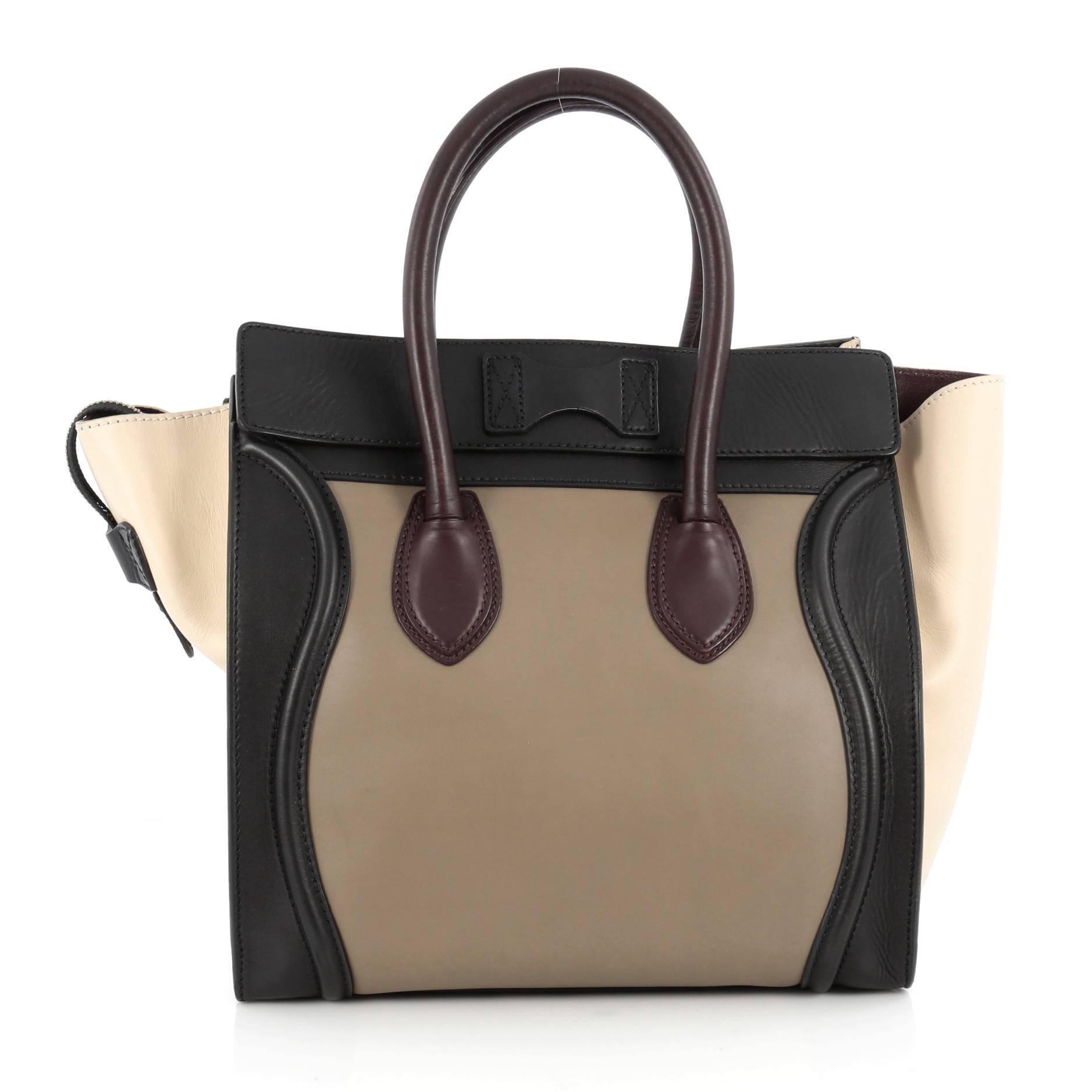 multicolor handbags leather