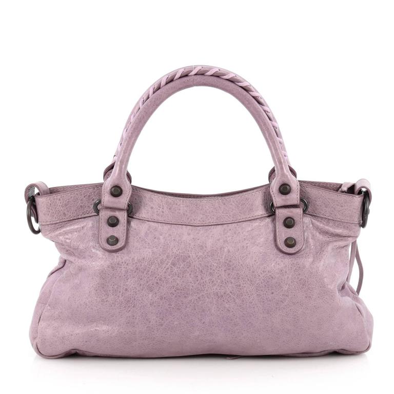 Balenciaga First Classic Studs Handbag Leather at 1stDibs | balenciaga ...