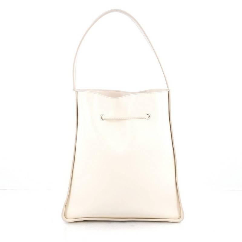 3.1 Phillip Lim Soleil Bucket Bag Leather Large In Good Condition In NY, NY