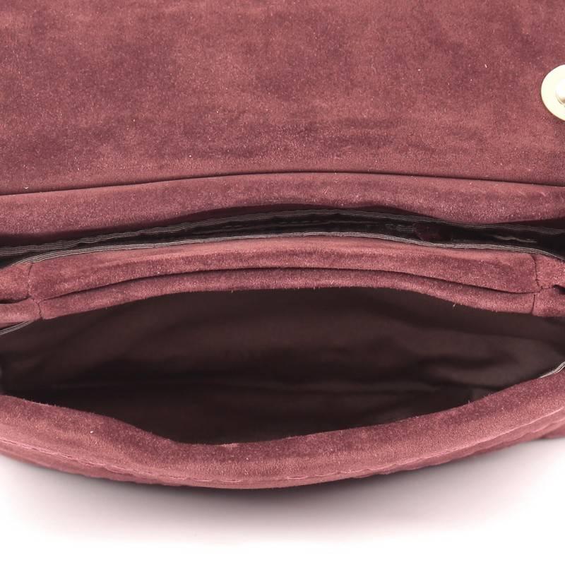 Lanvin Sugar Flap Shoulder Bag Quilted Suede Mini 1