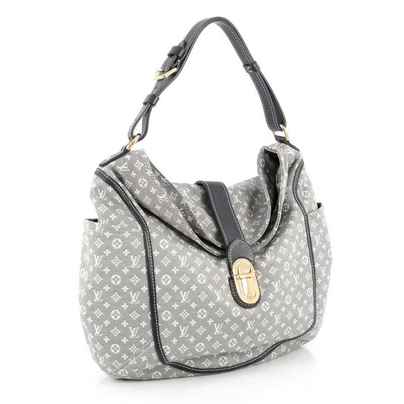 Gray Louis Vuitton Romance Handbag Monogram Idylle