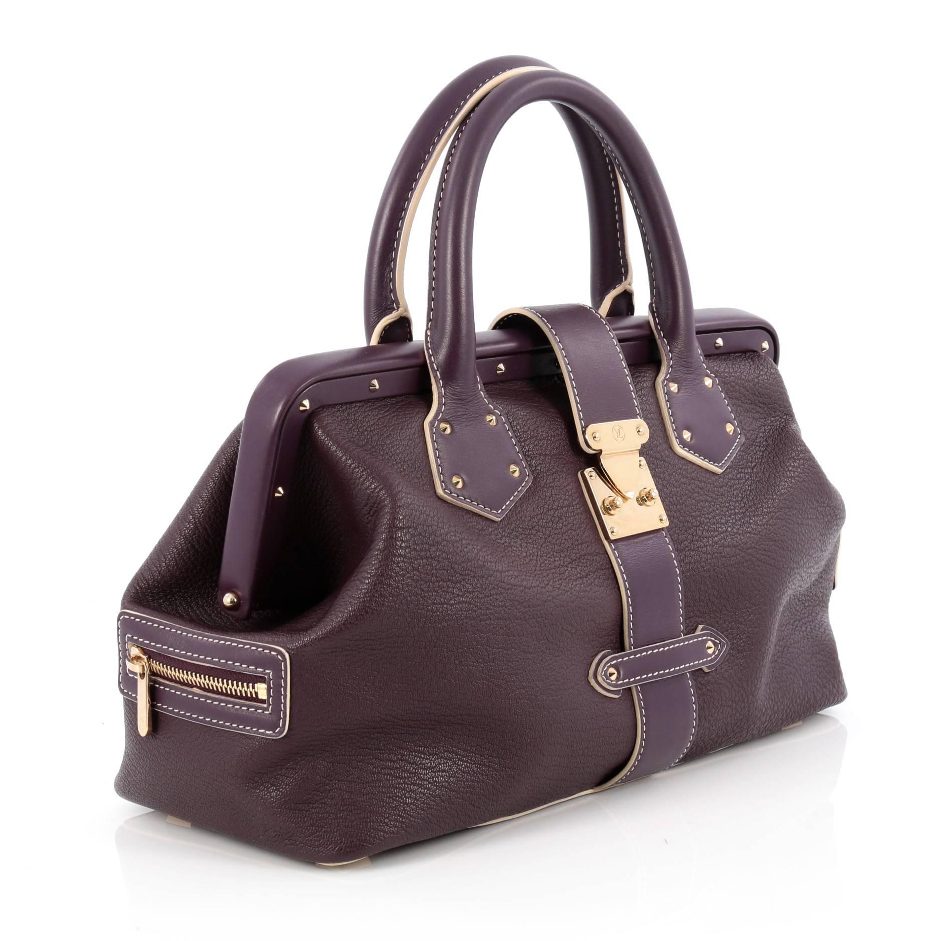 Black Louis Vuitton Suhali L'ingenieux Handbag Leather PM