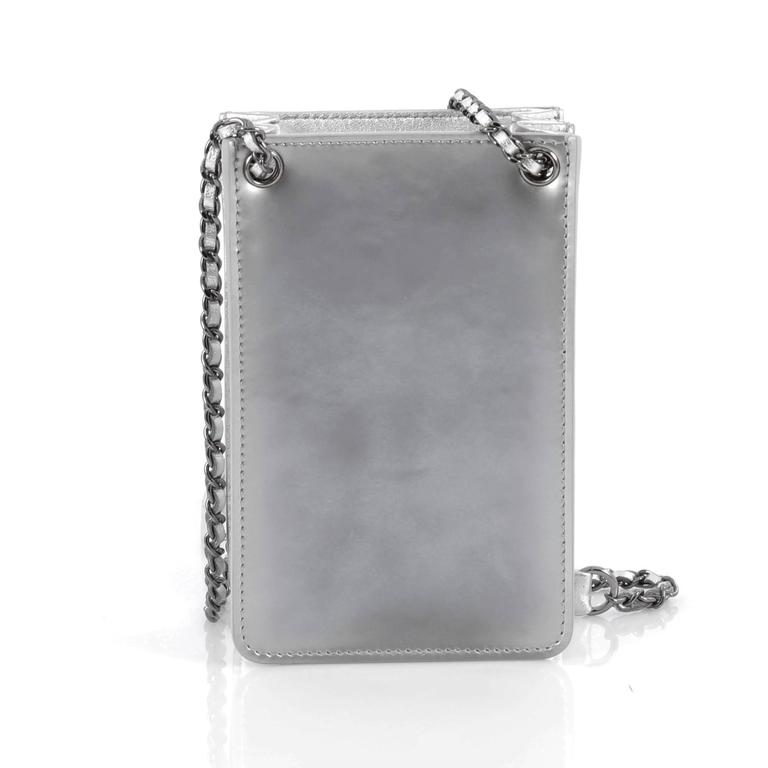 Chanel CC Phone Holder Crossbody Bag Patent at 1stDibs