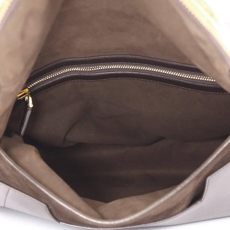 Tom Ford Jennifer Shoulder Bag Leather and Suede Large 2