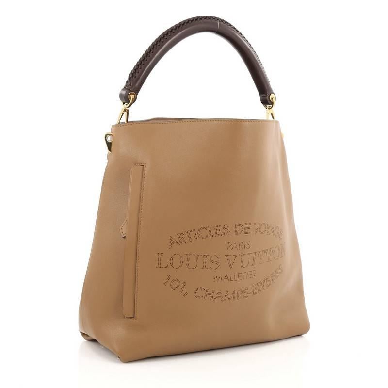 Louis Vuitton Voyage Bagatelle Hobo Leder (Braun)