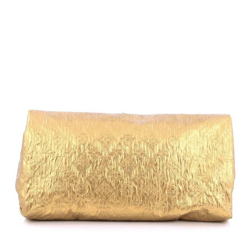Women's Louis Vuitton Limelight Clutch Metallic Jacquard Textile GM