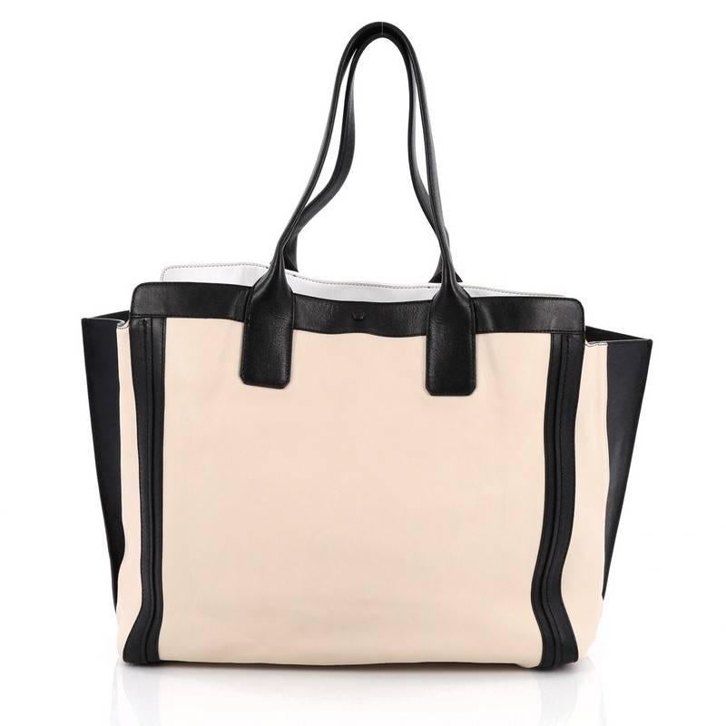 Chloe Alison East West Tote Leather Medium In Good Condition In NY, NY