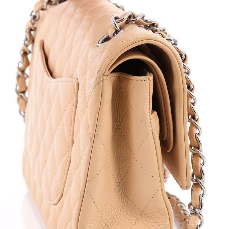 Chanel Classic Double Flap Bag Quilted Caviar Medium 3