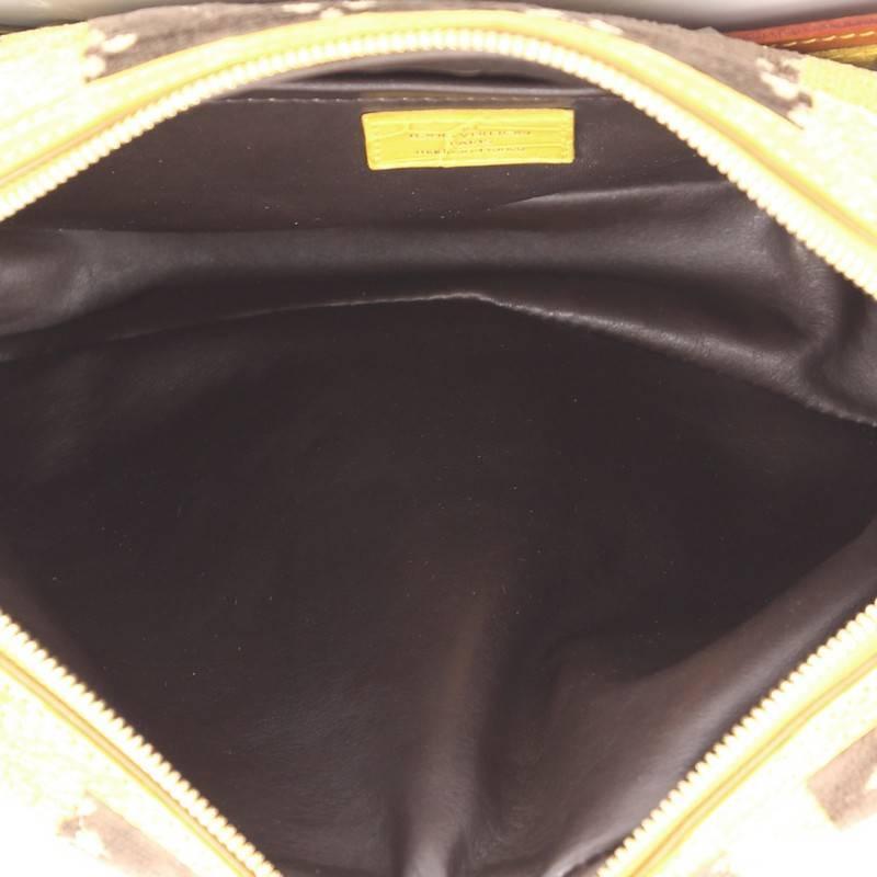 Brown Louis Vuitton Trompe L'Oeil Trocadero Handbag Monogram Velvet 27