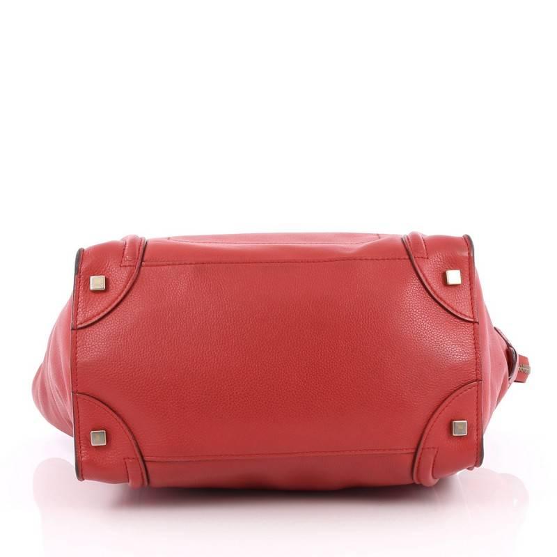 Women's or Men's Celine Luggage Handbag Grainy Leather Mini