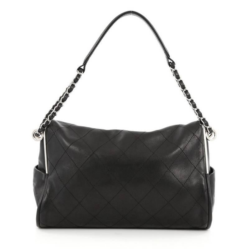 Chanel Ultimate Soft Hobo Quilted Leather Medium In Good Condition In NY, NY