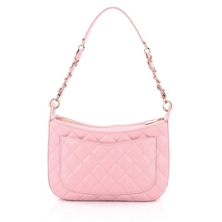 Chanel Timeless CC Chain Shoulder Bag Quilted Caviar Medium at 1stDibs