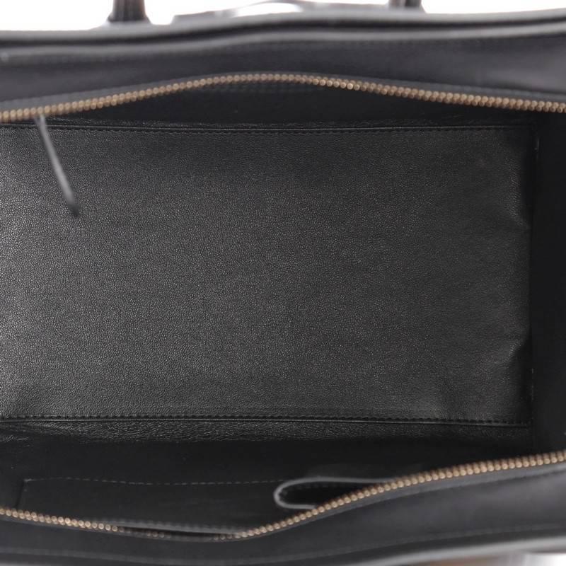 Celine Tricolor Luggage Handbag Pony Hair and Leather Mini 1