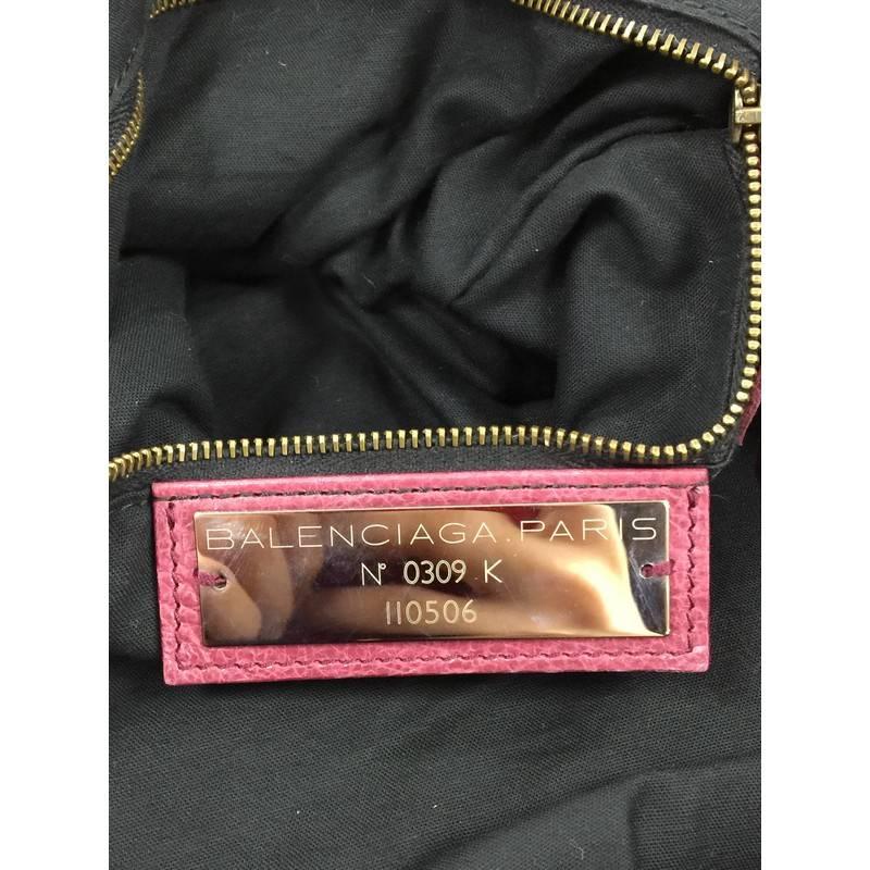 Balenciaga  Weekender Classic Studs Handbag Leather 4