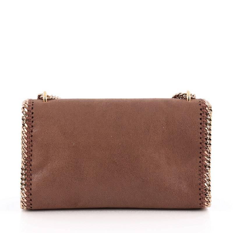 Stella McCartney Falebella Flap Shoulder Bag Shaggy Deer Small In Good Condition In NY, NY