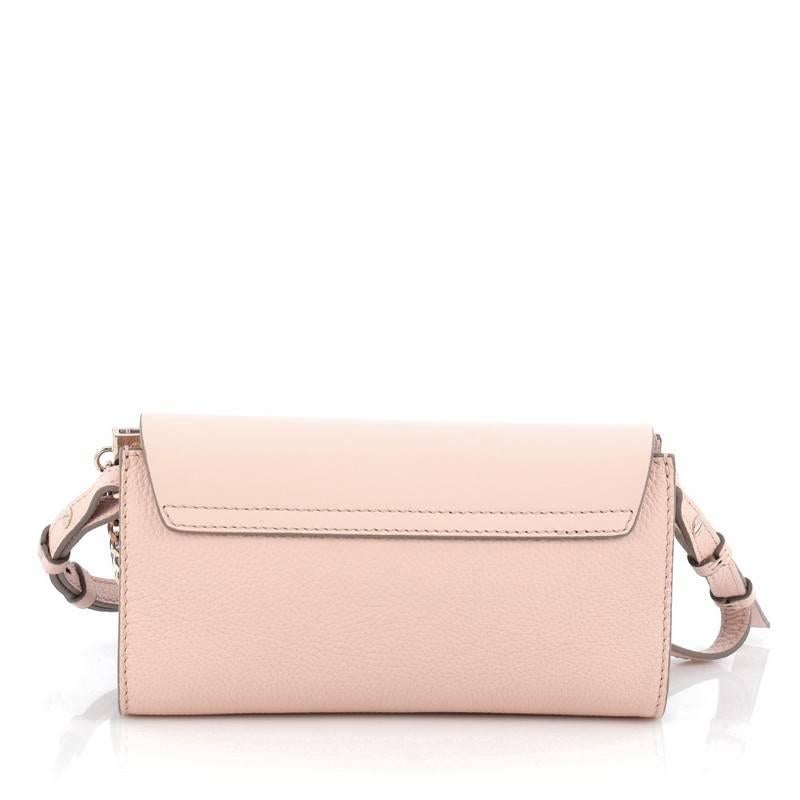 Chloe Faye Shoulder Bag Leather Mini In Good Condition In NY, NY