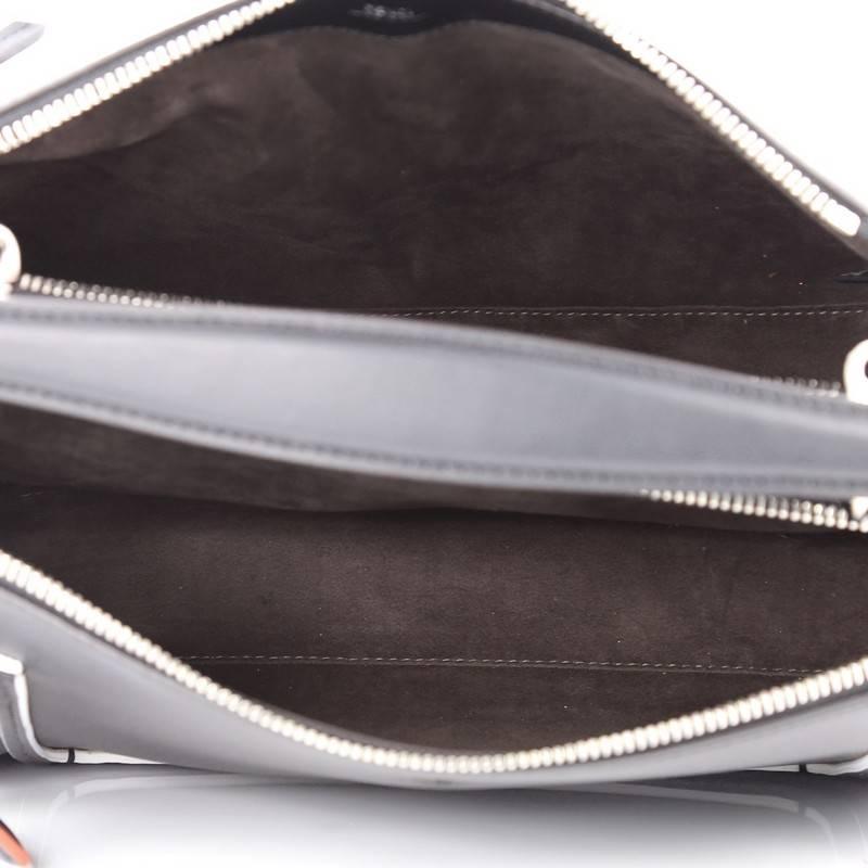 Fendi DotCom Convertible Satchel Ruffled Leather Medium 1