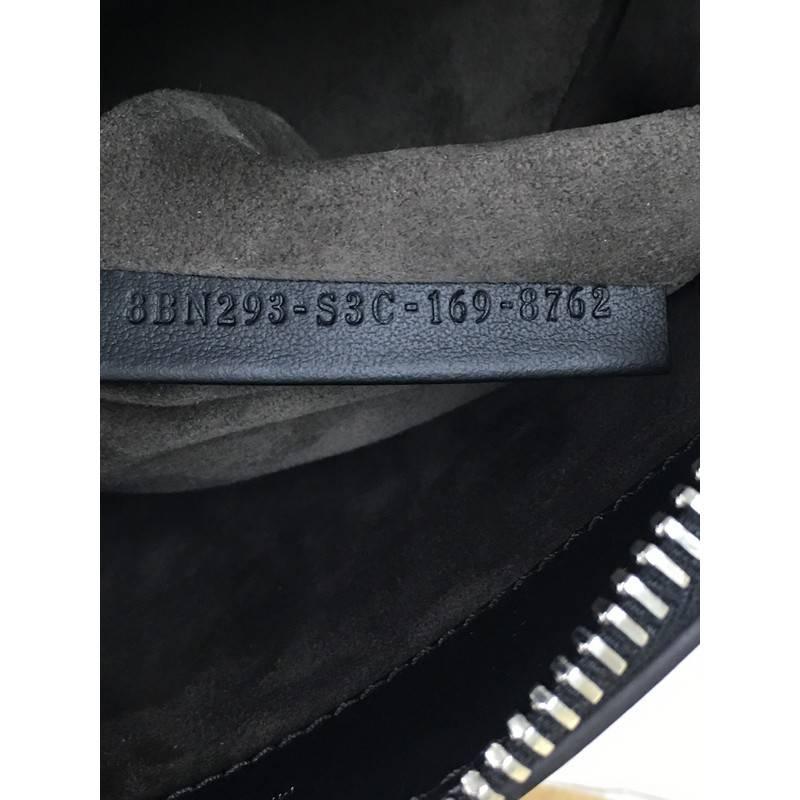 Fendi DotCom Convertible Satchel Ruffled Leather Medium 2