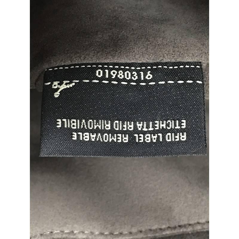 Fendi DotCom Convertible Satchel Ruffled Leather Medium 3