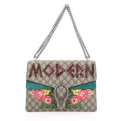 Gucci Dionysus Handbag Sequin Embellished GG Coated Canvas Medium