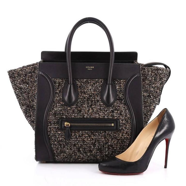Celine tweed bag hotsell