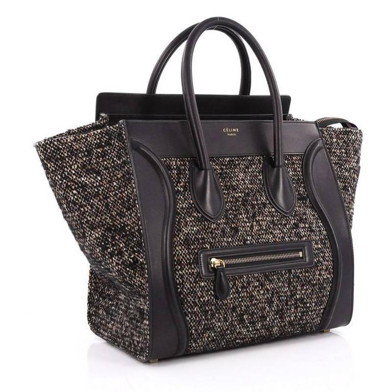 celine tweed bag