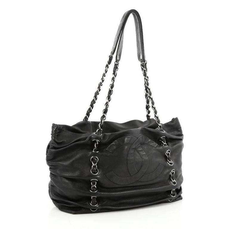 Chanel Timeless Sharpei Tote Lambskin Large at 1stDibs