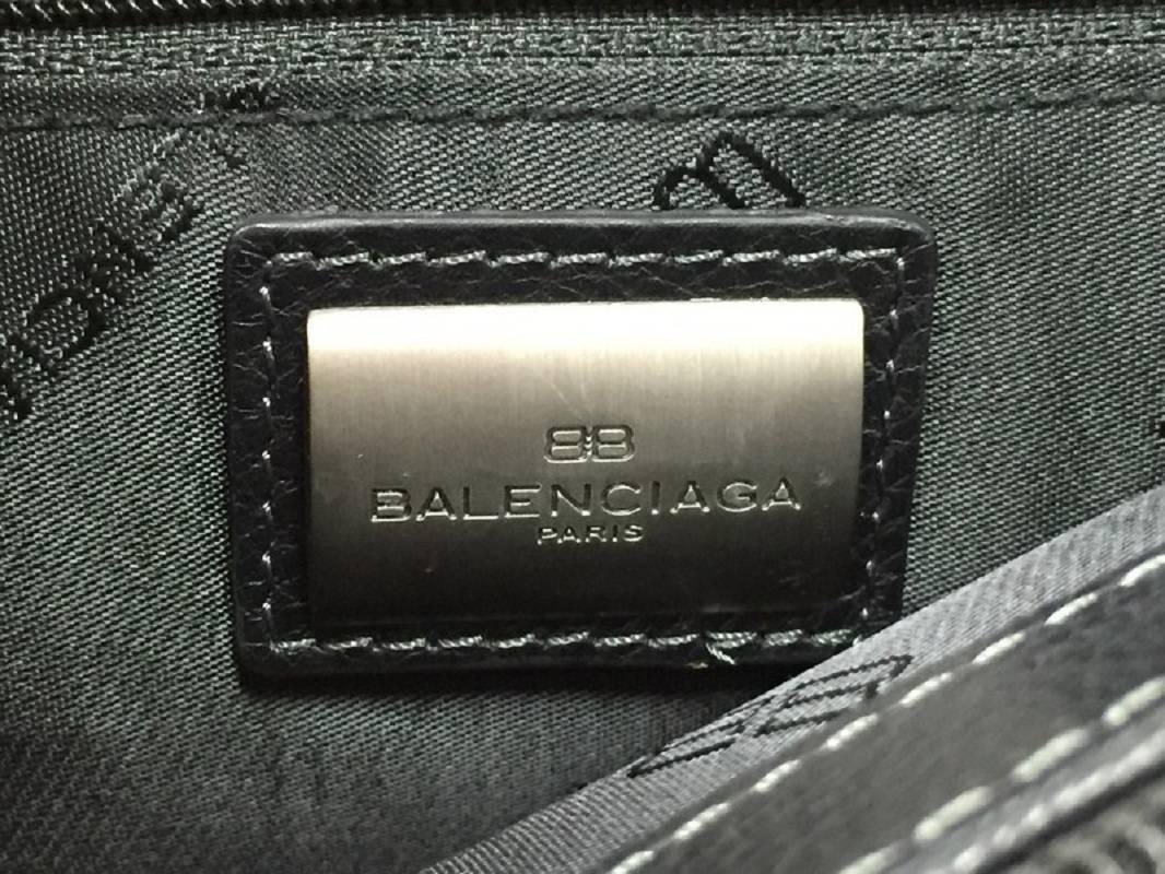 Balenciaga Combination Lock Convertible Briefcase Leather Medium 2