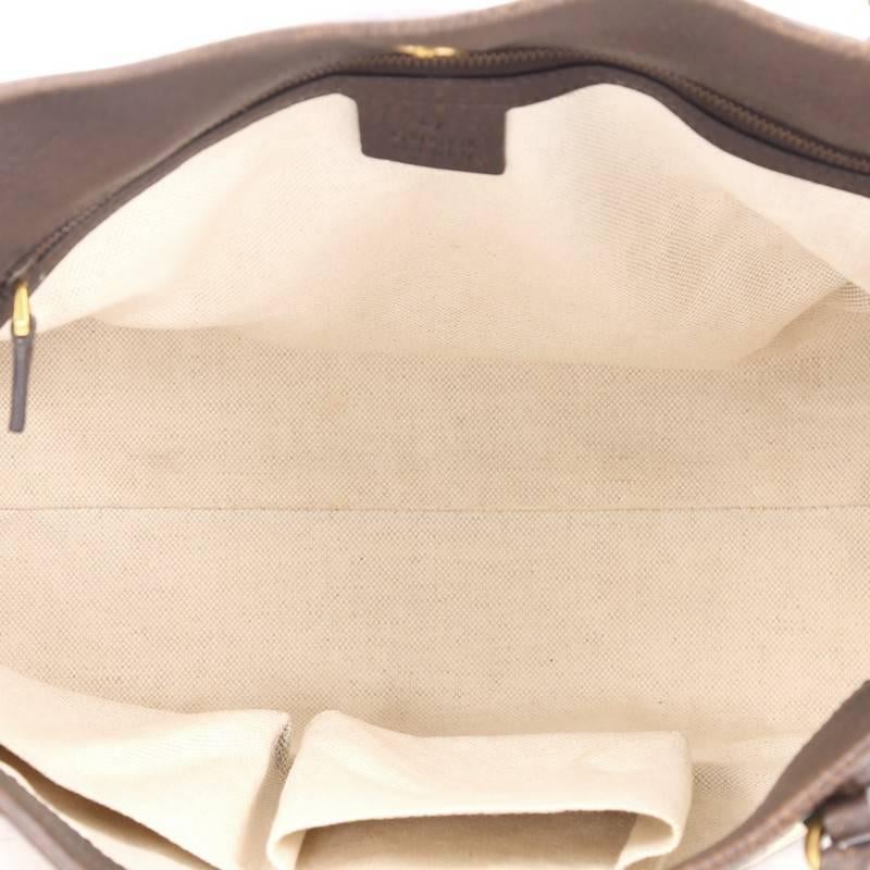 Women's Gucci Laidback Crafty Tote GG Canvas and Leather Medium