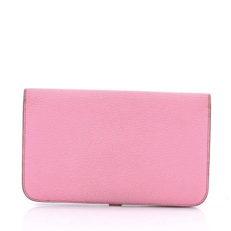 Women's or Men's Hermes Dogon Combined Wallet Leather