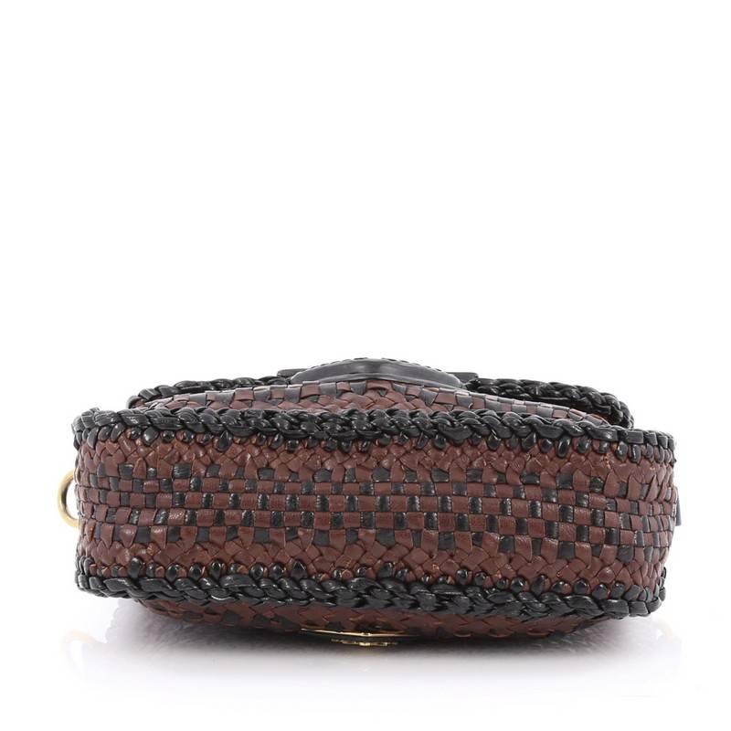 prada madras woven bags