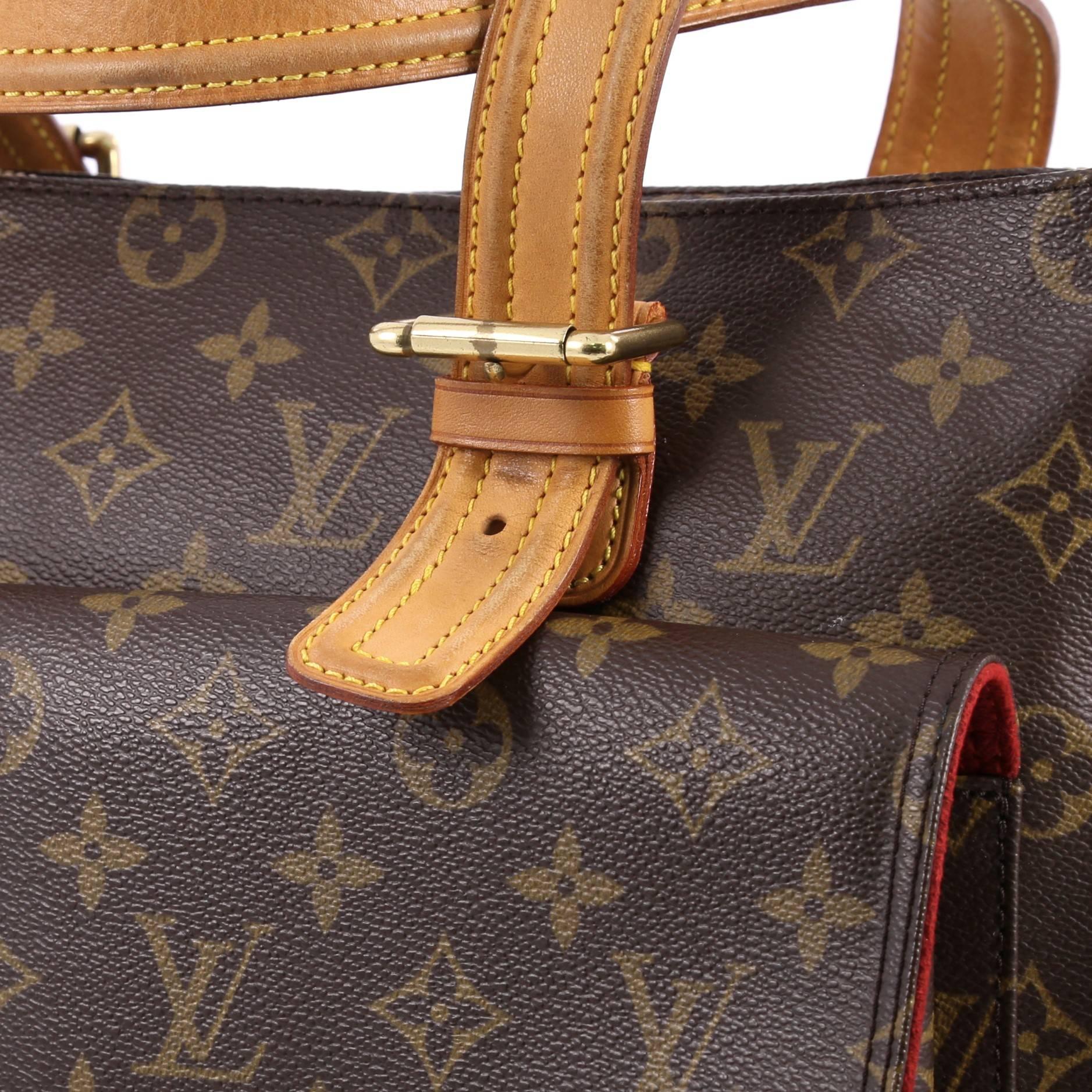 Women's or Men's Louis Vuitton Multipli Cite Handbag Monogram Canvas