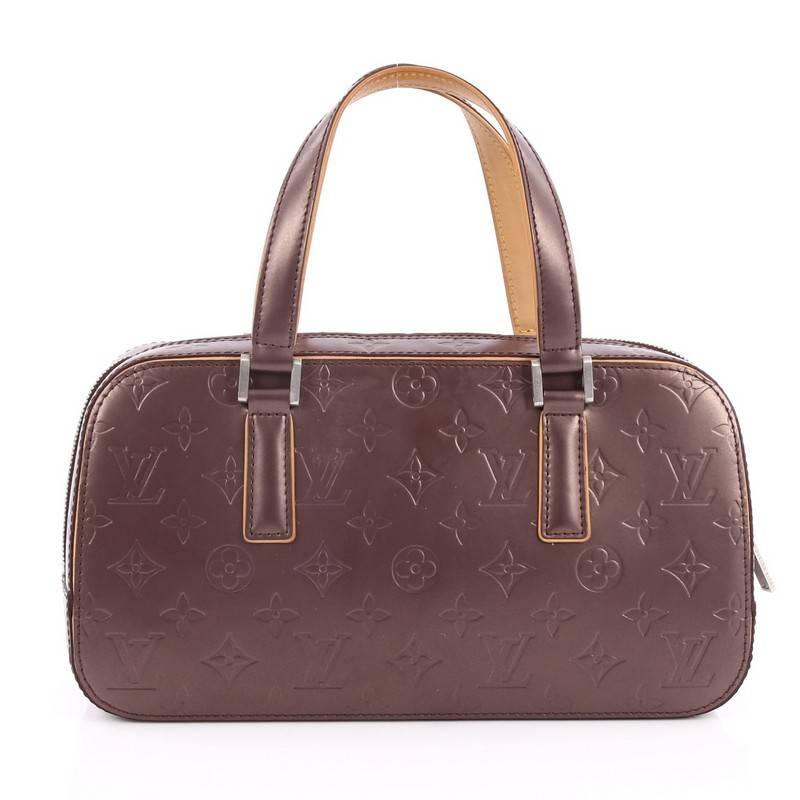 Louis Vuitton Mat Shelton Handbag Monogram Vernis In Good Condition In NY, NY