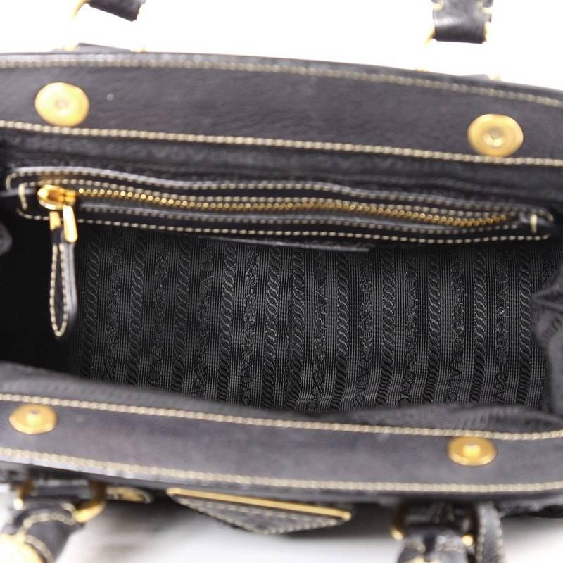 Prada Frame Satchel Woven Raffia Small 1
