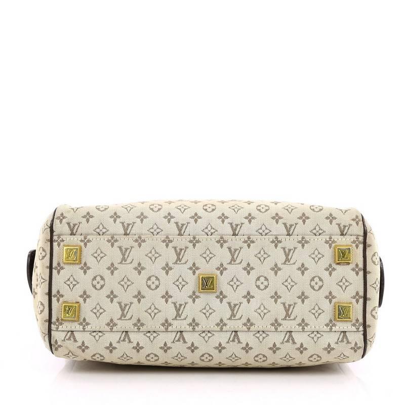 Louis Vuitton Josephine Handbag Mini Lin PM In Good Condition In NY, NY