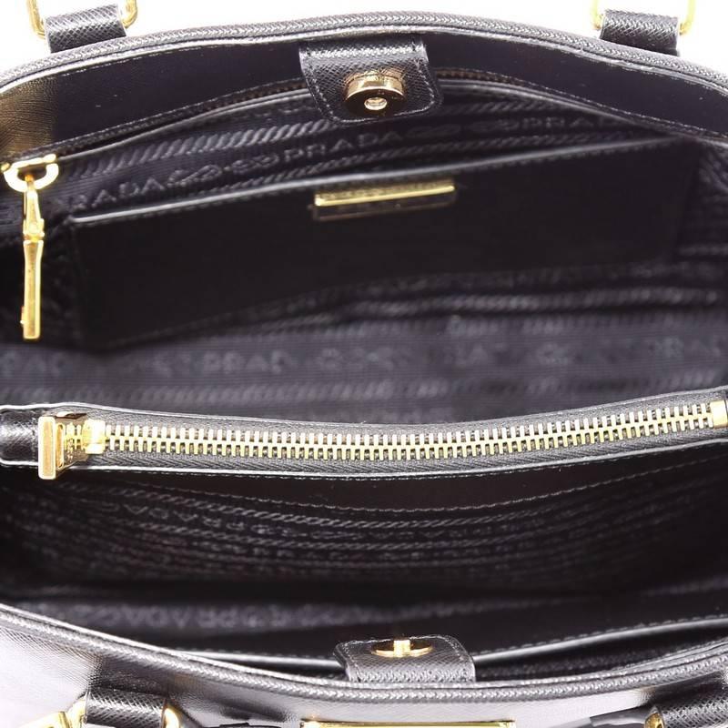 Prada Open Promenade Handbag Saffiano Leather Medium 1