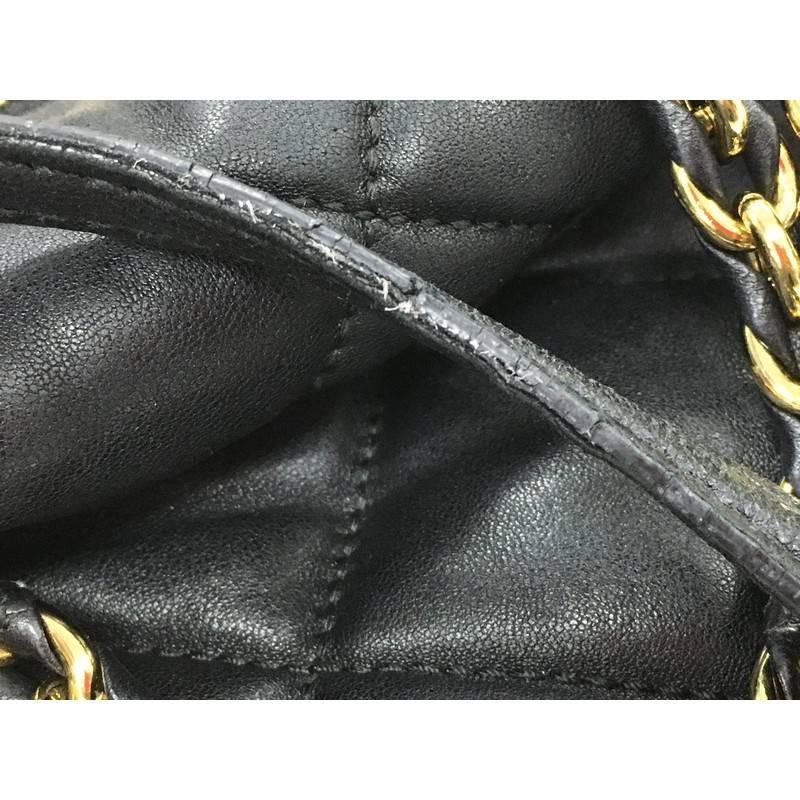Women's or Men's Salvatore Ferragamo Ginette Chain Shoulder Bag Quilted Leather Medium