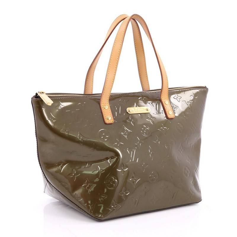 Brown Louis Vuitton Bellevue Handbag Monogram Vernis PM