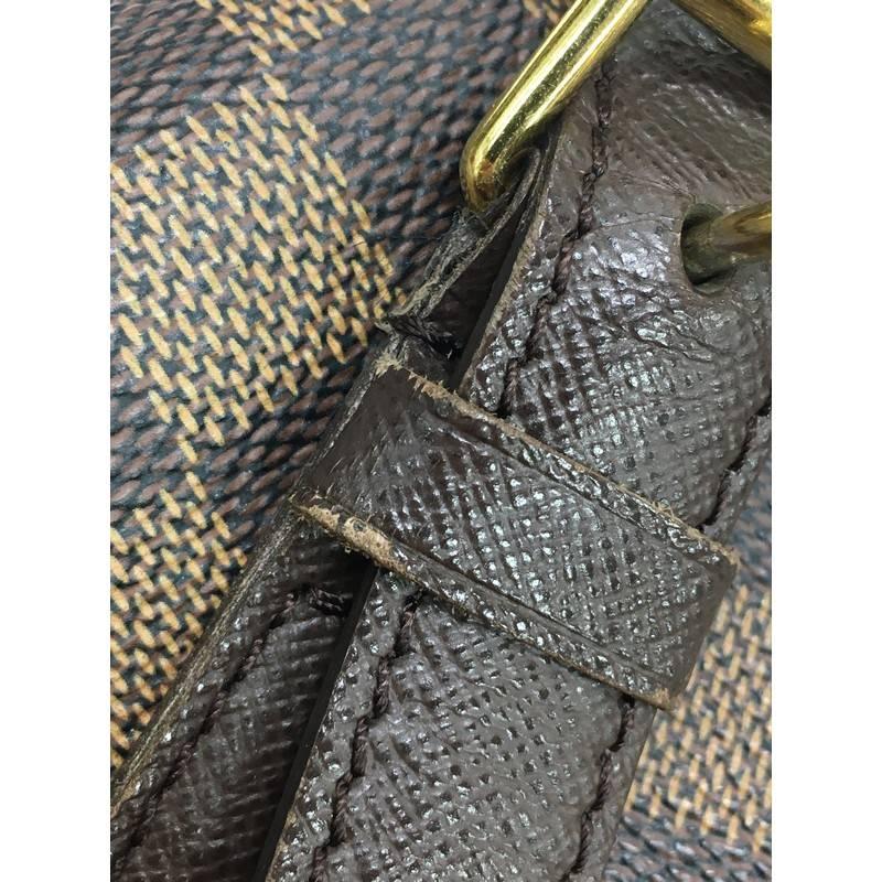 Louis Vuitton Belem Handbag Damier MM In Fair Condition In NY, NY