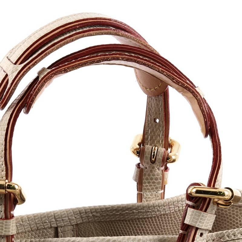 Louis Vuitton Glitter Cabas Handbag Monogram Satin GM In Good Condition In NY, NY