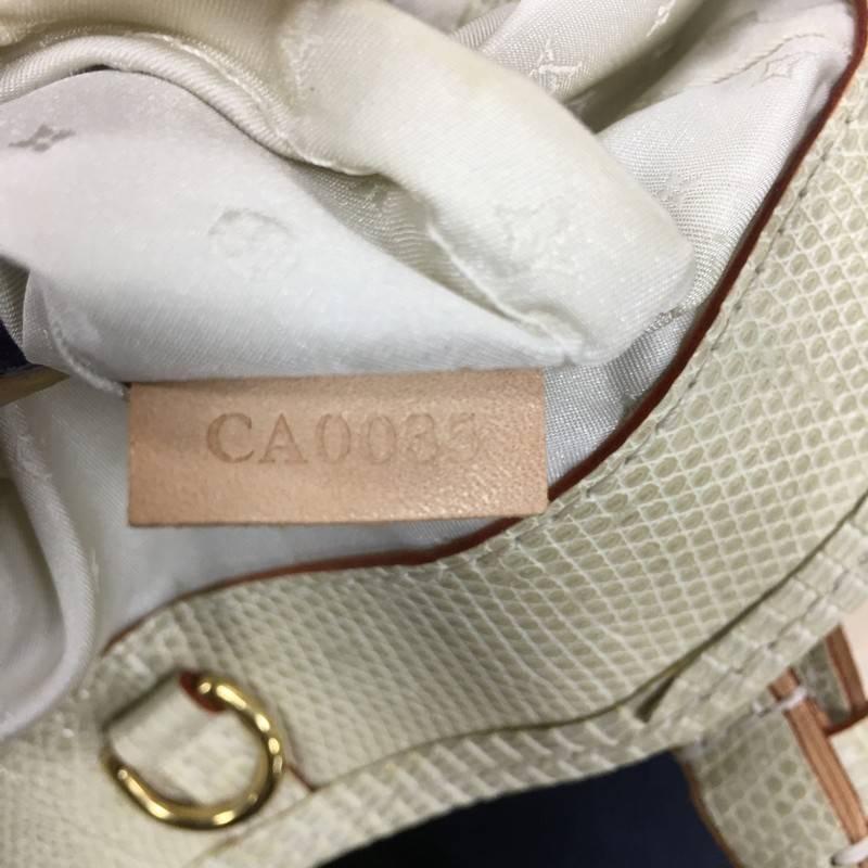 Louis Vuitton Glitter Cabas Handbag Monogram Satin GM 1