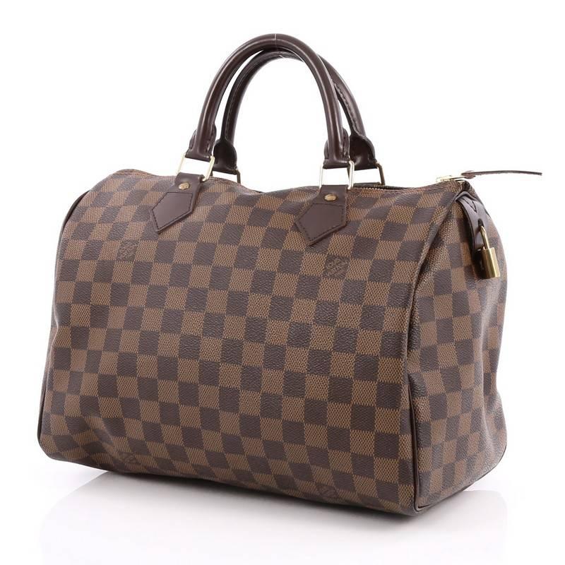 Women's Louis Vuitton Speedy Handbag Damier 30