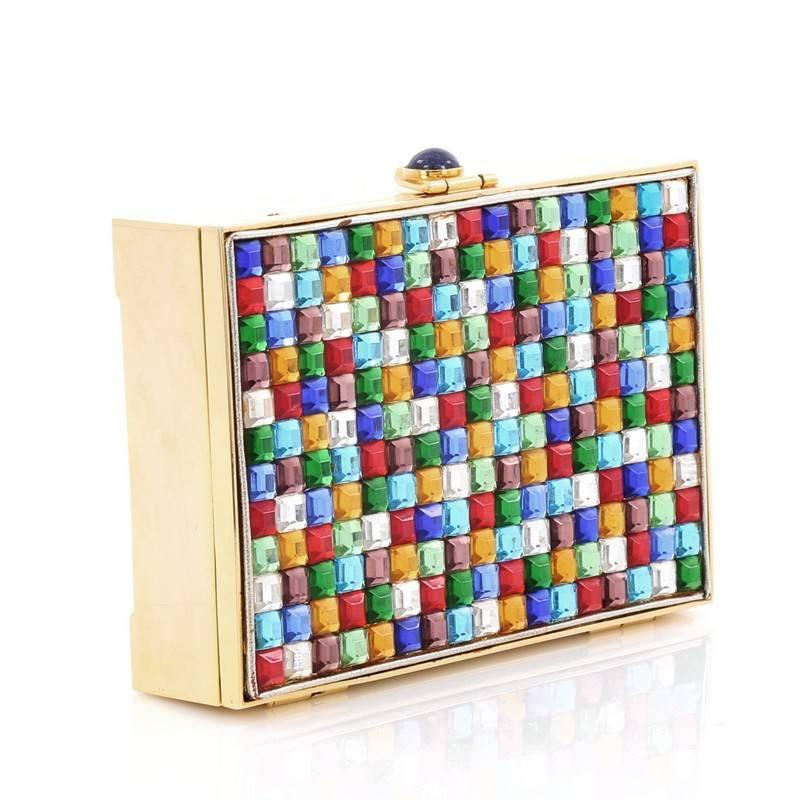 Judith Leiber Minaudiere Crystal Small In Good Condition In NY, NY