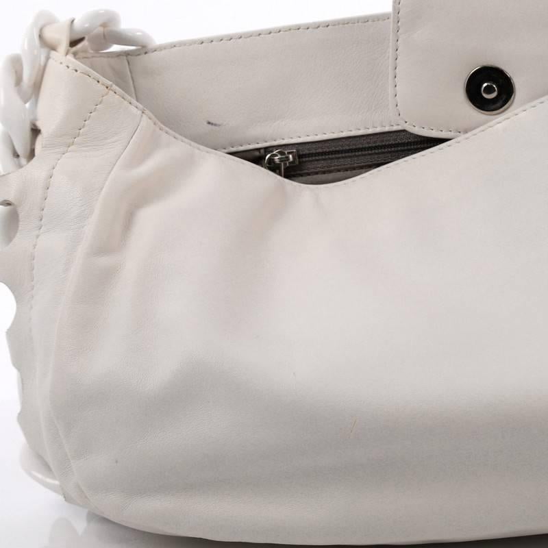 Women's Chanel Resin Modern Chain Flap Bag Lambskin Medium