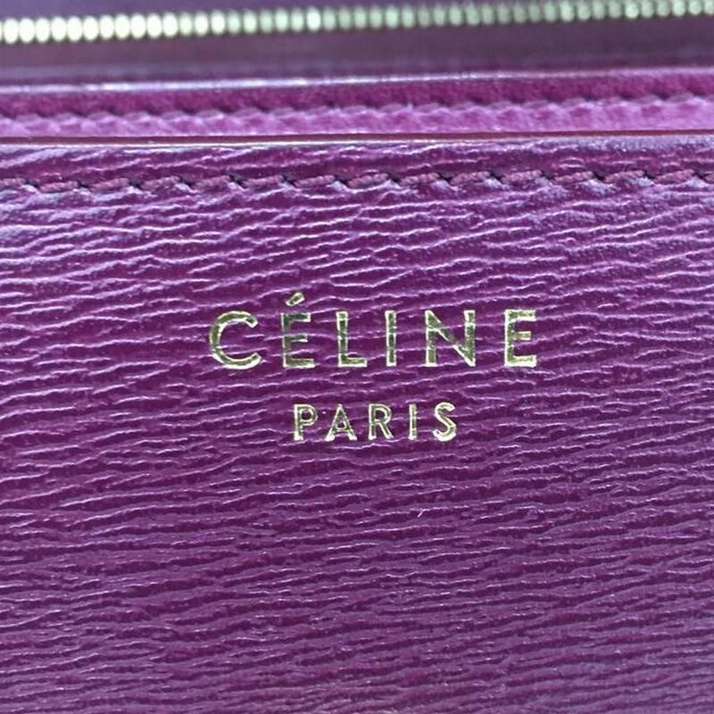 Celine Box Bag Grainy Leather Medium In Good Condition In NY, NY