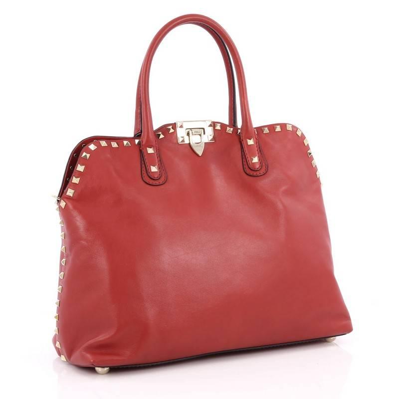 valentino rockstud dome satchel