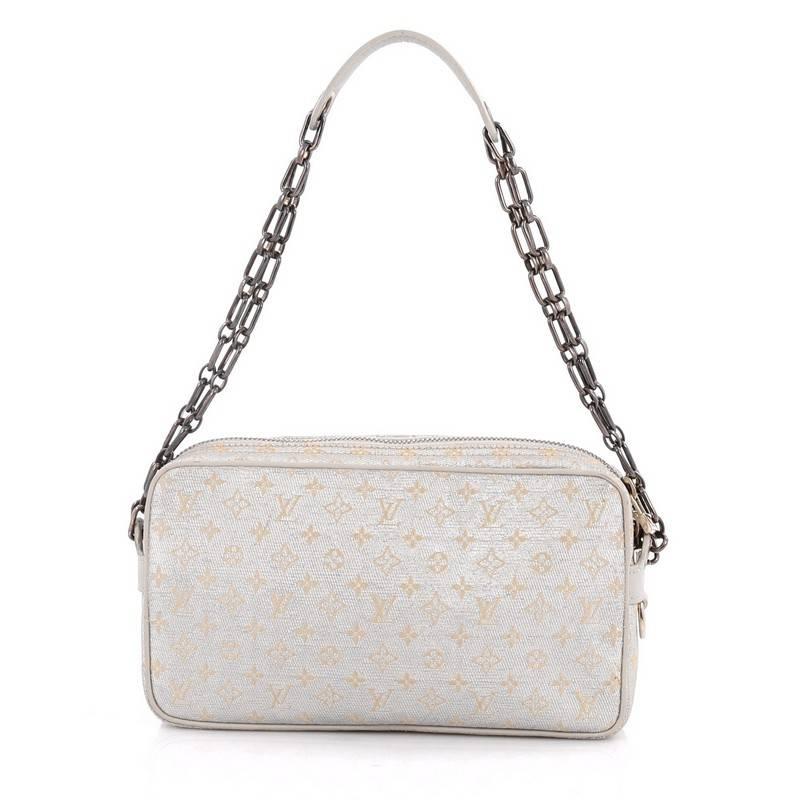Louis Vuitton McKenna Shoulder Bag Mini Lin In Good Condition In NY, NY