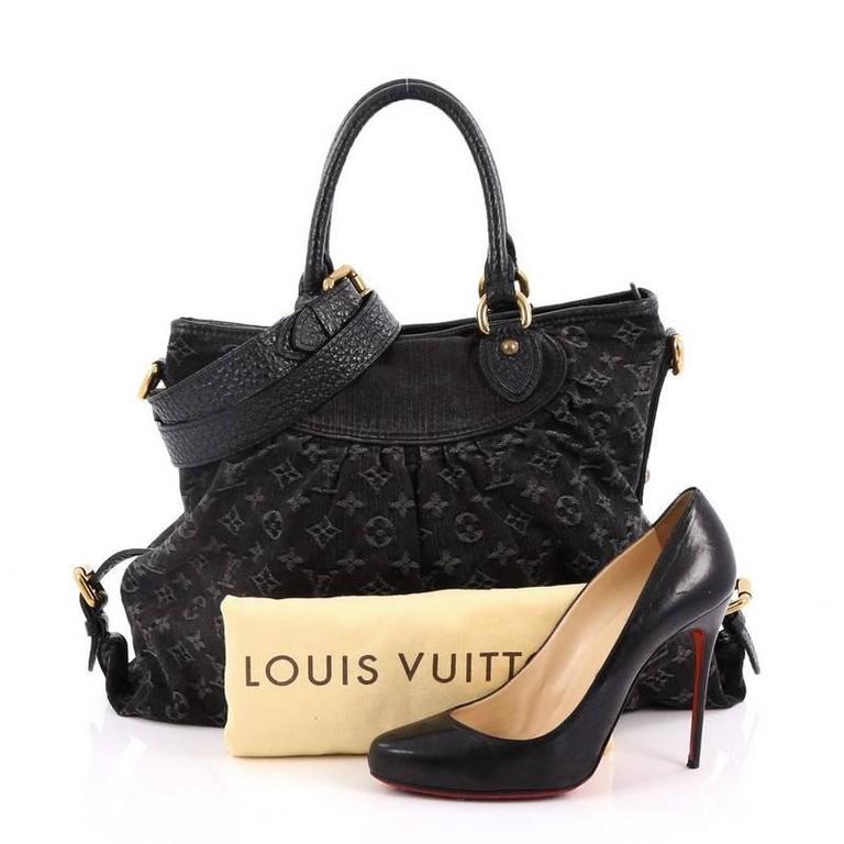 Louis Vuitton Neo Denim Speedy 30 Bag at 1stDibs