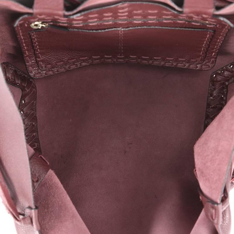 Women's Valentino C-Rockee Fringe Tote Leather Large